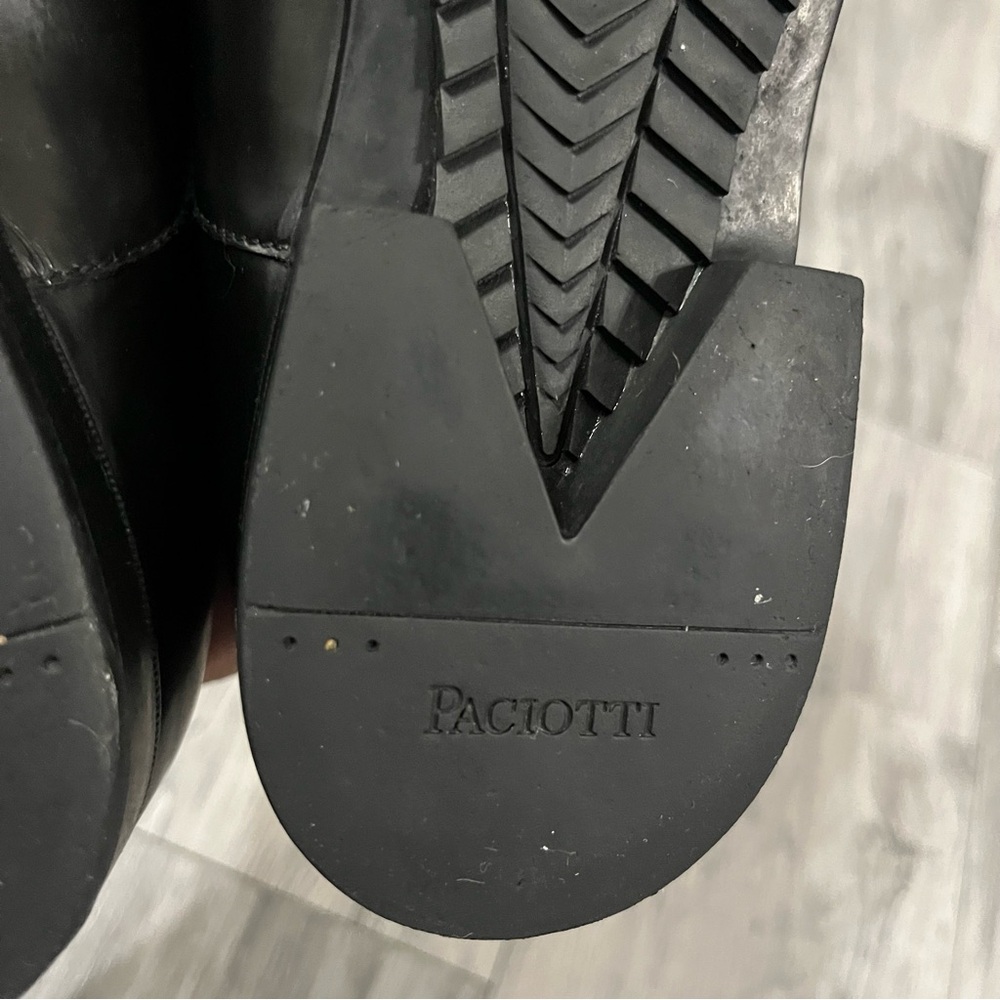 Cesare Paciotti Mens Shoes Size 6 US  Black Laceless Derby - Picture 10 of 11
